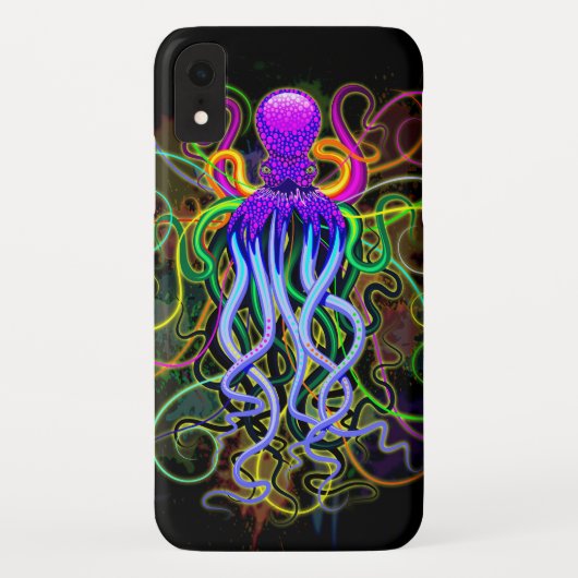 Octopus Psychedelic Luminescence Case-Mate iPhone Case (Achterkant)