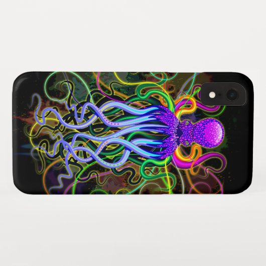 Octopus Psychedelic Luminescence Case-Mate iPhone Case (Achterkant (horizontaal))