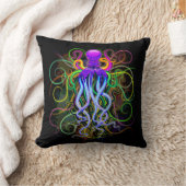 Octopus Psychedelic Luminescence Kussen (Deken)