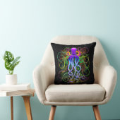 Octopus Psychedelic Luminescence Kussen (Stoel)