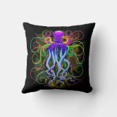 Octopus Psychedelic Luminescence Kussen (Achterkant)