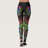 Octopus Psychedelic Luminescence Leggings (Achterkant)