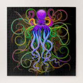 Octopus Psychedelic Luminescence Legpuzzel (Verticaal)
