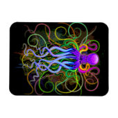 Octopus Psychedelic Luminescence Magneet (Horizontaal)