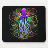 Octopus Psychedelic Luminescence Muismat (Voorkant)