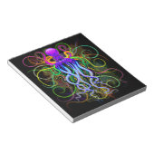 Octopus Psychedelic Luminescence Notitieblok (Schuin)