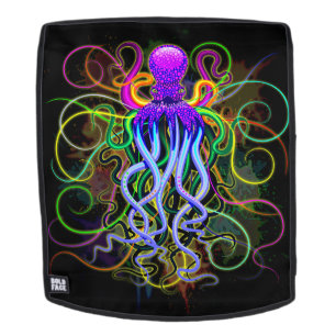 Octopus Psychedelic Luminescence Rugtassen