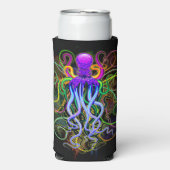 Octopus Psychedelic Luminescence Seltzer Blikjeskoeler (Seltzer Voorkant)