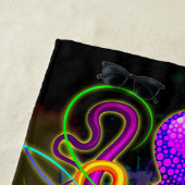 Octopus Psychedelic Luminescence Strandlaken (In situ)