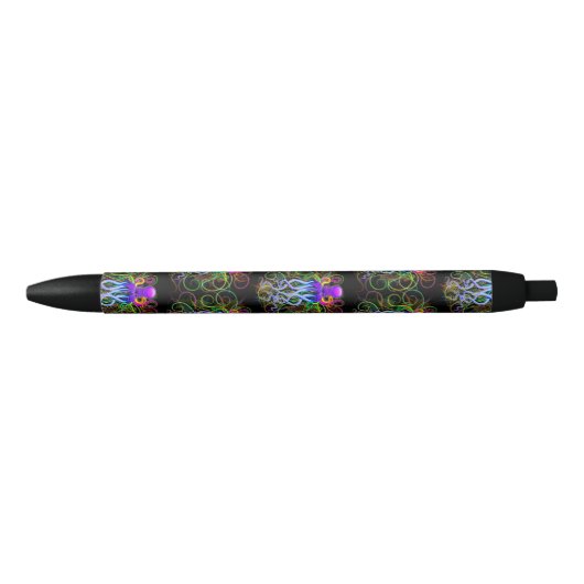 Octopus Psychedelic Luminescence Zwarte Inkt Pen (Voorkant)