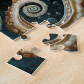 Octopus Puzzel Art Easy brain Art Puzzel Foto Puz (Zijkant)
