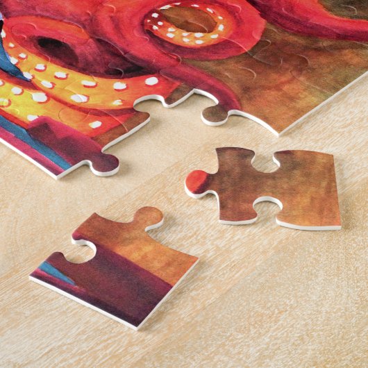 Octopus Puzzle Legpuzzel (Zijkant)