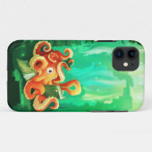 Octopus Reading iPhone 5 Hoesje (Achterkant (horizontaal))