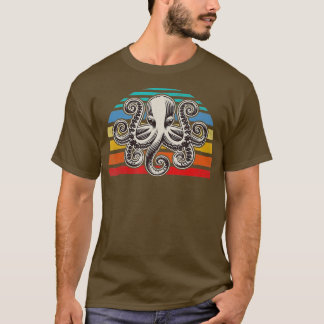 Octopus Retro Style T-shirt
