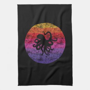 Octopus Retro Theedoek