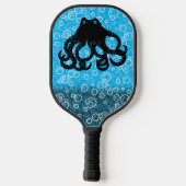 Octopus Rising in het Zee Pickleball Paddle (Achterkant)