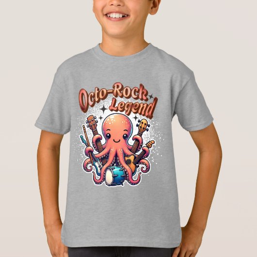 Octopus Rock Muziek Octo-Rock Legend T-shirt (Voorkant)