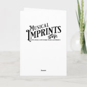 Octopus Rockin' Out naar de verjaardag van je zoon Kaart (Achterkant)