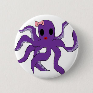 Octopus Ronde Button 5,7 Cm