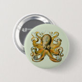 Octopus Ronde Button 5,7 Cm (Voorkant /achterkant)