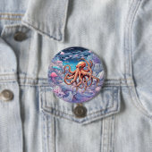 Octopus Ronde Button 7,6 Cm (In situ)