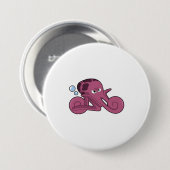 Octopus Ronde Button 7,6 Cm (Voorkant /achterkant)
