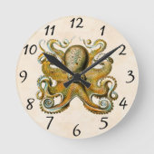 Octopus Ronde Klok (Voorkant)