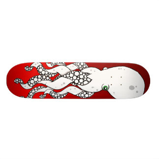 Octopus (rood) Skateboard Deck