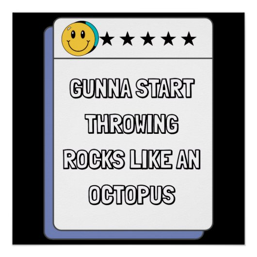 Octopus Rots Perfect Poster (Voorkant)