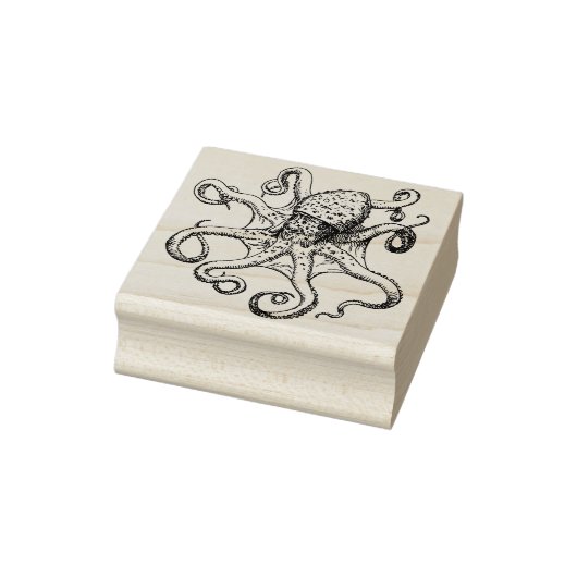 Octopus Rubber Stempel (Stempel)