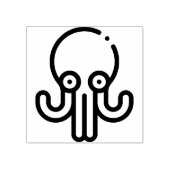 Octopus Rubberstempel (Afrduk)