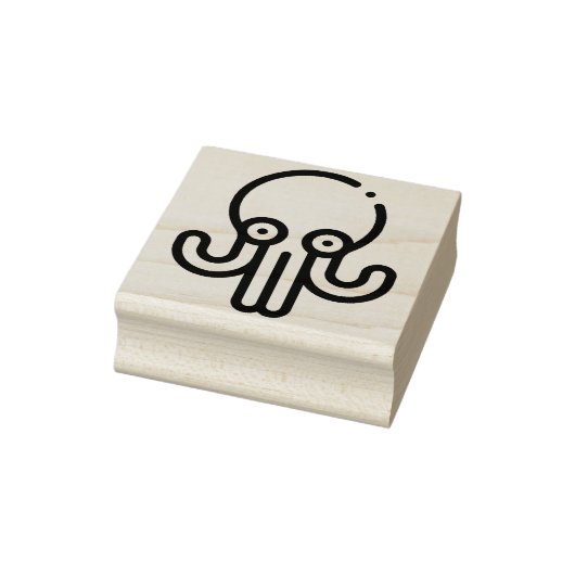Octopus Rubberstempel (Stempel)