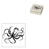 Octopus Rubberstempel (Gestempeld)