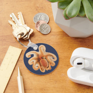 Octopus Salutii, Antieke Mariene Waterdieren Sleutelhanger
