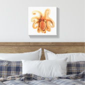 octopus salutii, zeewaterdieren canvas afdruk (Insitu (Slaapkamer))