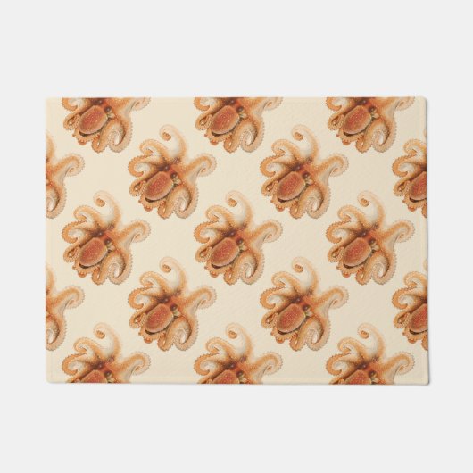  octopus salutii, zeewaterdieren deurmat (Voorkant)