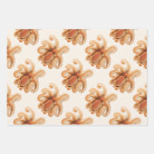  octopus salutii, zeewaterdieren inpakpapier vel (Voorkant 2)