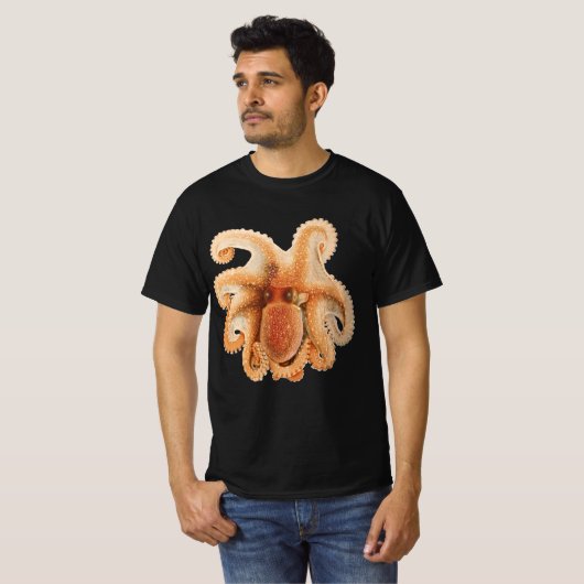  octopus salutii, zeewaterdieren t-shirt (Voorkant volledig)