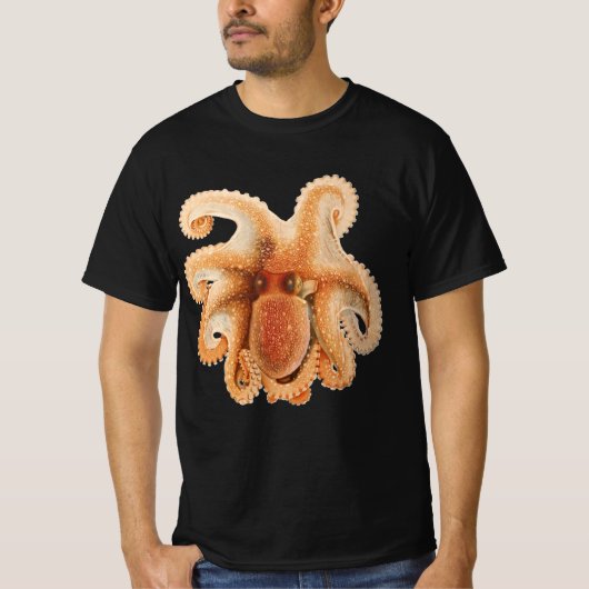  octopus salutii, zeewaterdieren t-shirt (Voorkant)