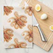  octopus salutii, zeewaterdieren theedoek (Quarter Fold)