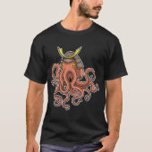 Octopus Samurai Martiale Kunsten T-shirt (Voorkant)