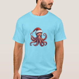 Octopus Santa T-shirt