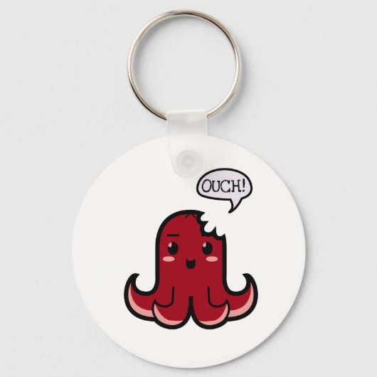 Octopus Sause Bitten Sleutelhanger (Voorkant)