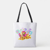 Octopus schattig tote bag (Achterkant)