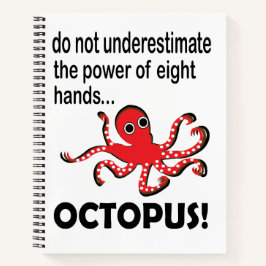 Octopus Schattige Funny Octopus Notitieboek