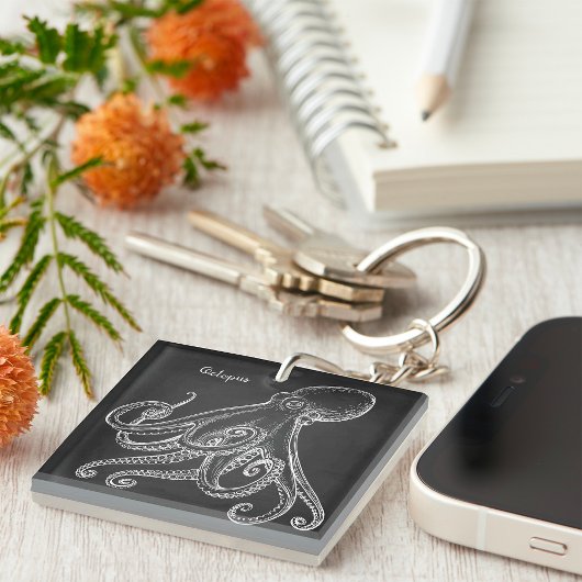 Octopus Schets Sleutelhanger