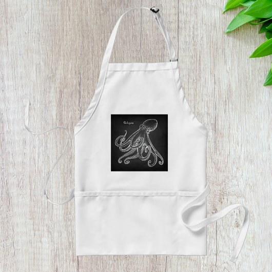 Octopus Schets Standaard Schort