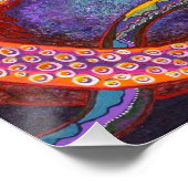 Octopus schilderen perfect poster (Hoek)