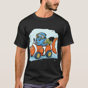 Octopus & Schildpad – Onderwater Autorit T-shirt