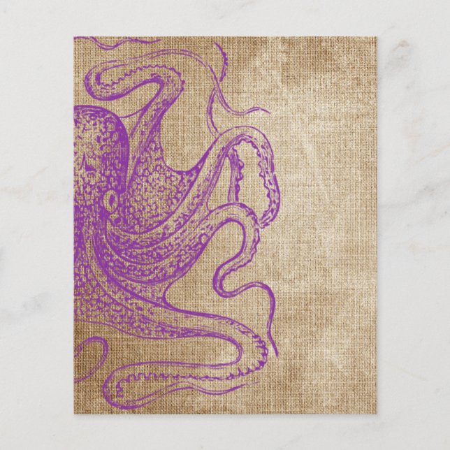 Octopus Scrapbook Paper (Voorkant)